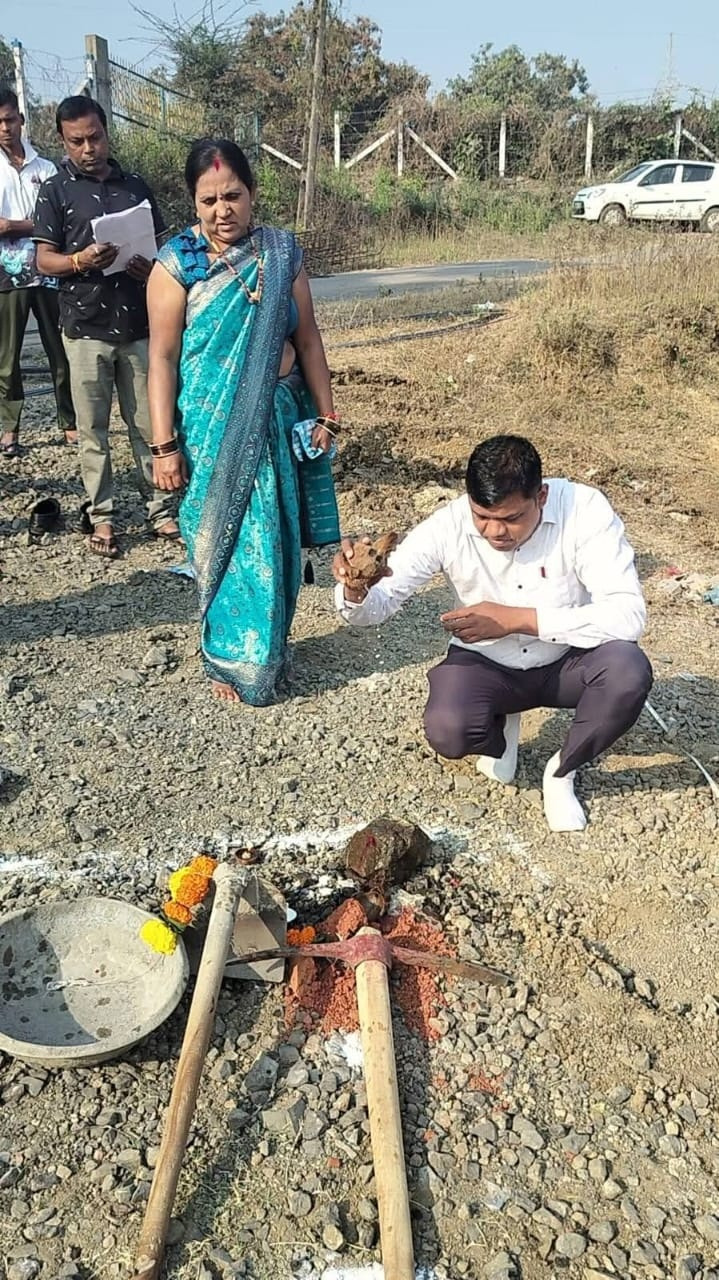 ઝરોલીમાં સ્મશાન ભૂમિનું ખાતમુર્હુત કરાયું