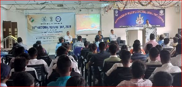 આહવામાં રાષ્ટ્રીય મતદાતા દિવસ ઉજવાયો