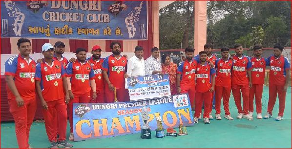 ડુંગરી પ્રીમિયમ લીગ ક્રિકેટ ટુર્ના.માં ઍમ.આર. કિંગ ઈલેવન વિજેતા