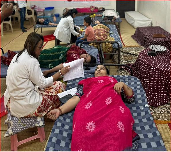 દમણમાં ઈસ્માઈલી સિવિક ઈન્ડિયા દ્વારા રકતદાન શિબિર યોજાઈ