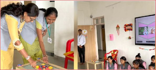 વાપીની આર.કે. દેસાઈ મા. શાળામાં વસંતપંચમી મહોત્સવ ઉજવાયો