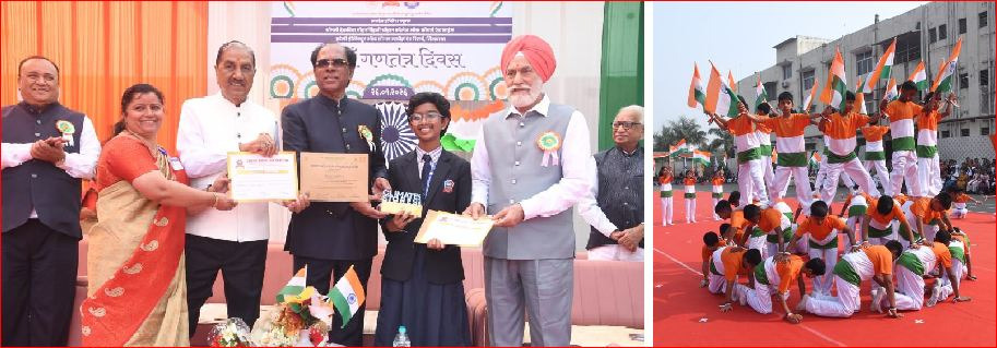 સેલવાસની લાયન્સ ઈંગ્લિશ સ્કુલમાં ૭૭મો ગણતંત્ર દિવસ ઉજવાયો