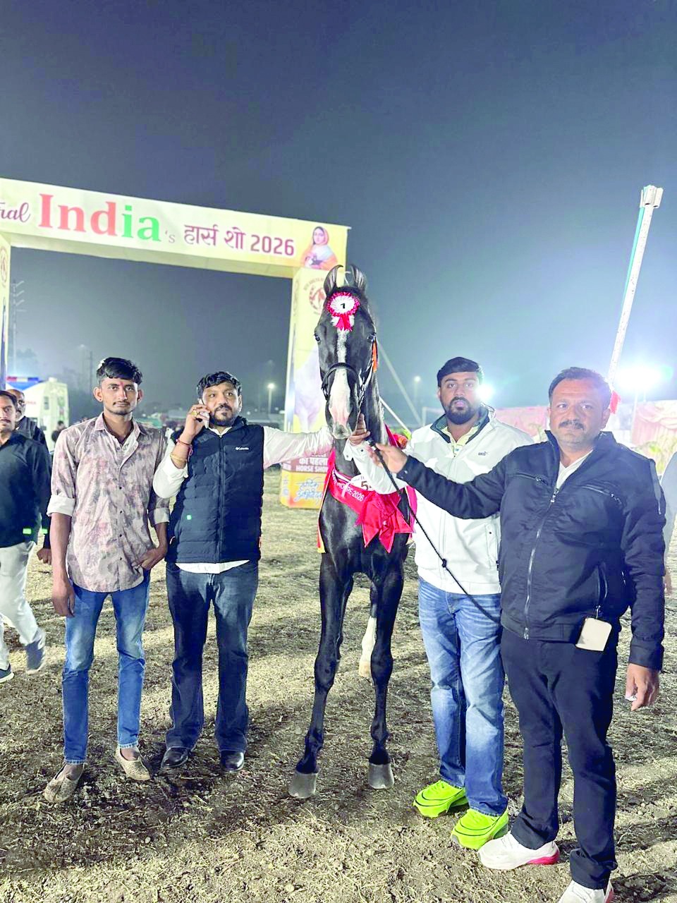 ઈન્દોરમાં અશ્વ સ્પર્ધામાં વાપીનો અશ્વ પ્રથમક્રમે