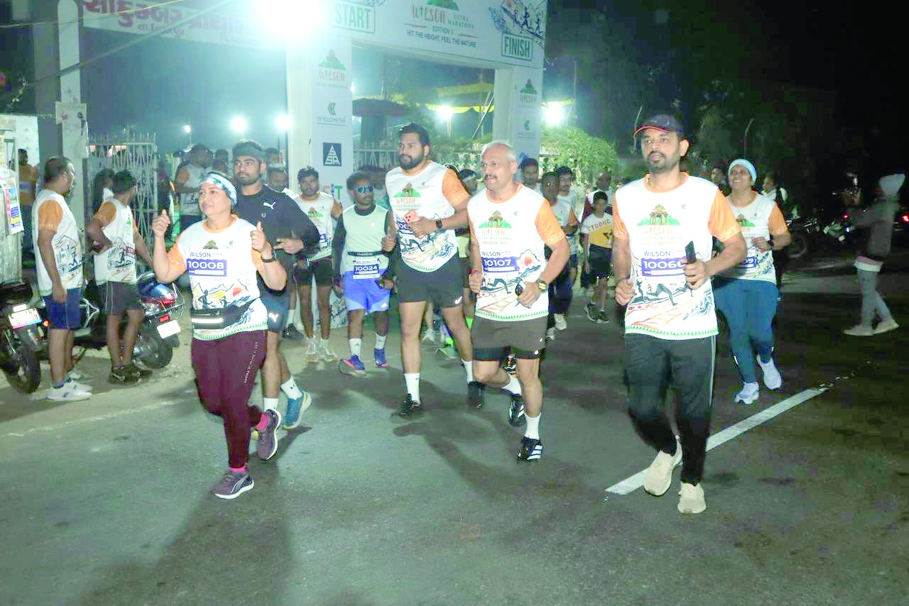 વિલ્સન અલ્ટ્રા મેરાથોન -૩ યોજાઈ ઃ દેશમાંથી ૫૫૦ દોડવીરો જાડાયા