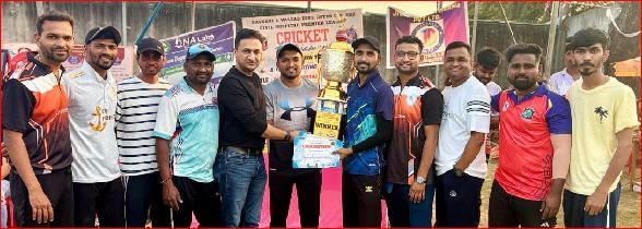 વલસાડ સિવિલની ટીમ ઇન્ટર હોસ્પિટલ ક્રિકેટ ટુર્ના.માં વિજેતા