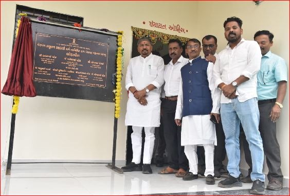 કાકડવેરી ગ્રા.પં. ભવનનું લોકાર્પણ