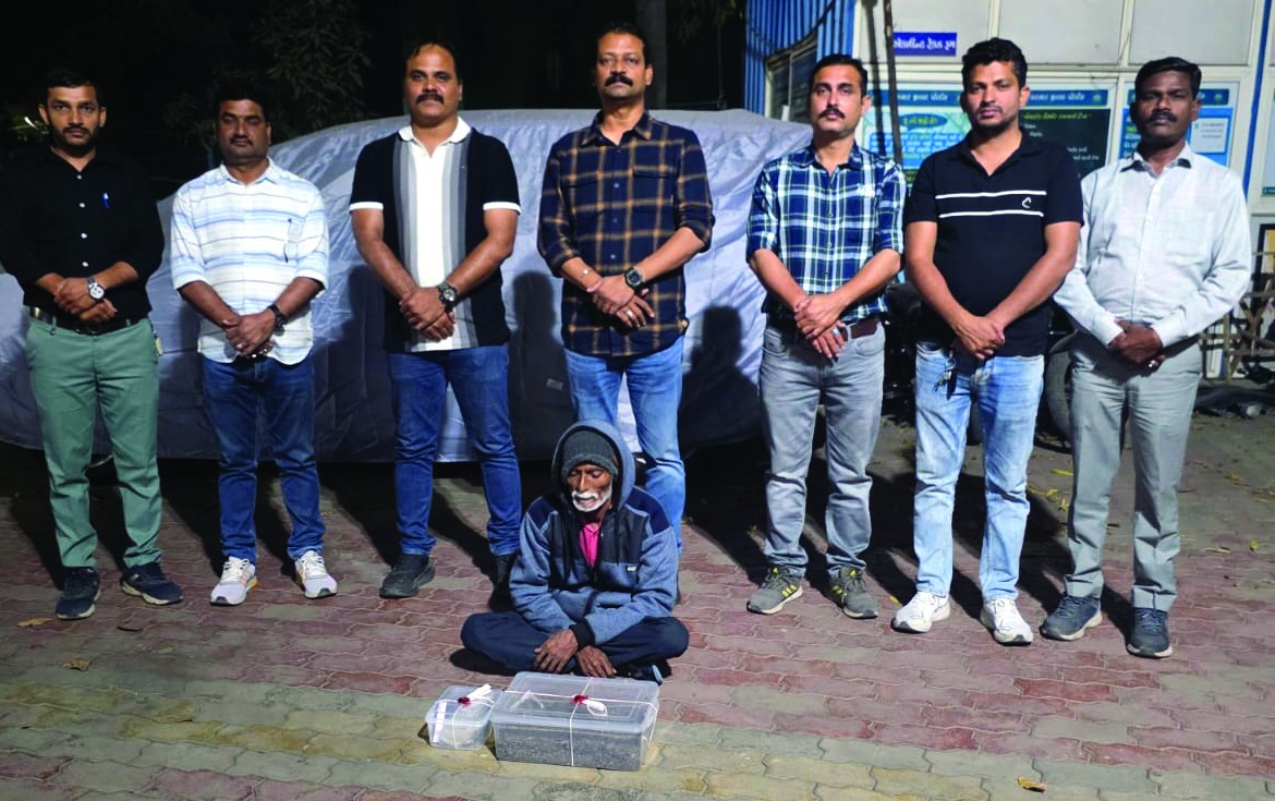 સેગવાથી ગાંજા સાથે ઍક ઝડપાયો