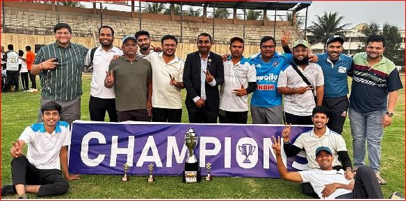 વાપીની ICAIની CA ઇન્સ્ટિટ્યૂટ વીડીજીપીઍ ક્રિકેટ કપમાં પ્રથમ વિજેતા