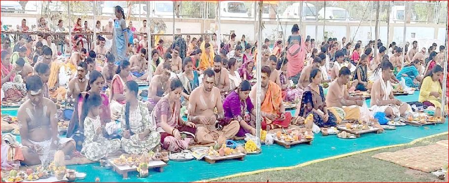 મજીગામ શ્રી મલ્લિકાર્જુન મહાદેવ મંદિર પરિસરમાં મારૂતિ યજ્ઞ યોજાયો