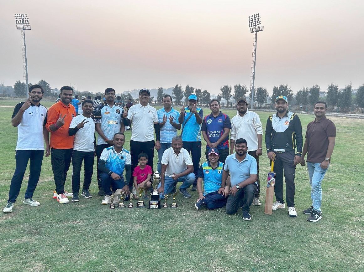 જીઍસટી પ્રેક્ટીશનરોની ક્રિકેટ ટુર્ના.માં વાપી વિજેતા