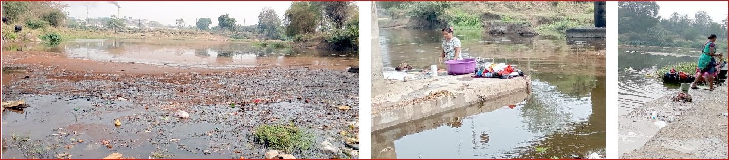 ગણદેવીની વેગણિયા નદી બની ‘ઝેરી’
