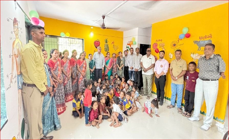 નારગોલ મિતનવાડામાં આંગણવાડી કેન્દ્રના મકાનનું લોકાર્પણ કરાયું