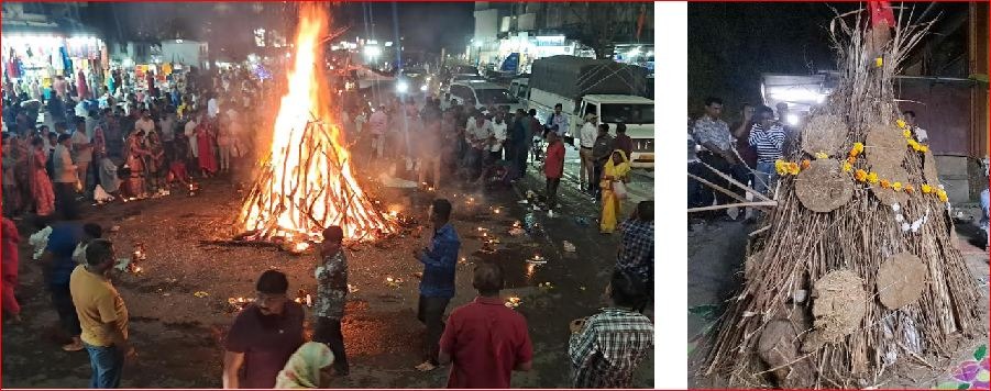 સેલવાસ પંથકમાં આસ્થા અને ઉમંગ સાથે હોલિકા દહન કરાયું