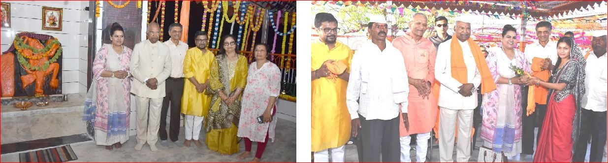 ડાંગમાં પૂર્વ રાષ્ટ્રપતિ કોવિંદ દ્વારા ૬ મંદિરોનું લોકાર્પણ