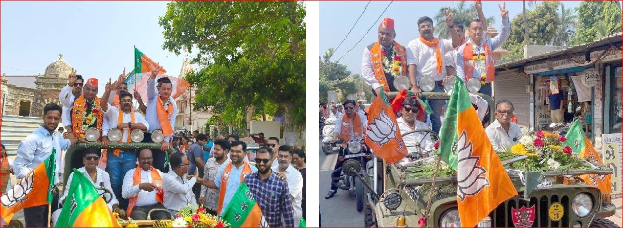 ગણદેવીમાં ભાજપનો ભવ્ય વિજય : પાલિકામાં ક્લીન સ્વીપ અને તાલુકા પંચાયતમાં કેસરીયો લહેરાયો