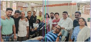 પારડી ડીસીઅો હાઈ.માં બ્લડ ડોનેશન કેમ્પ યોજાયો