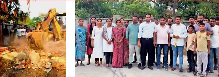 વલવાડામાં દાયકા બાદ રસ્તાના નિર્માણથી મહોલ્લાવાસીઅોમાં દિવાળી જેવો માહોલ