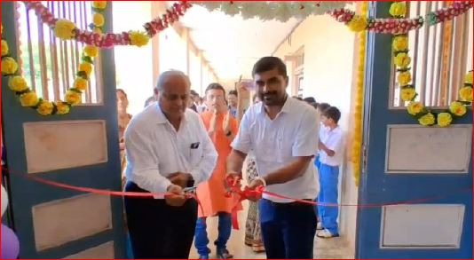 દાંડી વિનય મંદિરમાં ‘સંસ્કૃત કક્ષ’નું ભવ્ય ઉદ્ઘાટન