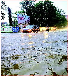 ધરમપુર પંથક જળબંબાકાર