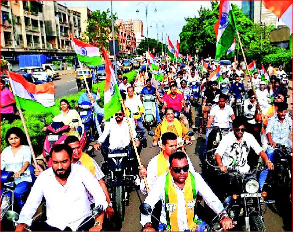 સેલવાસમાં ભાજપની ‘હર ઘર તિરંગા’ બાઇક રેલી યોજાઈ