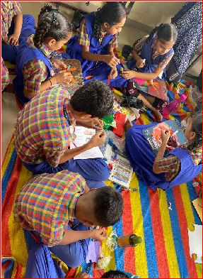 ગુંદલાવની લક્ષ્મીબા પ્રા. શાળામાં રક્ષાબંધન પર્વ ઉજવાયું