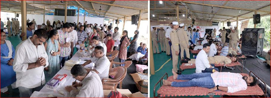 પારડીમાં સંત નિરંકારી મિશન દ્વારા રકતદાન શિબિર યોજાઈ