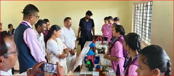 બાલચોંડી અંબેમાતા કન્યા વિધાલયમાં વિજ્ઞાન પ્રદર્શન યોજાયું