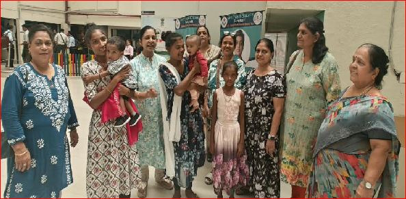 વાપીની મુસ્કાન ટીમ દ્વારા  બાળકો માટે 2D ઇકો ચેકઅપ કેમ્પ યોજાયો