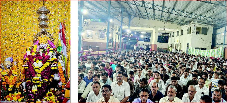 વાપી રામદેવપીર મંદિરે ૧૨ ગામોના ભક્તો પગપાળા પહોîચ્યા