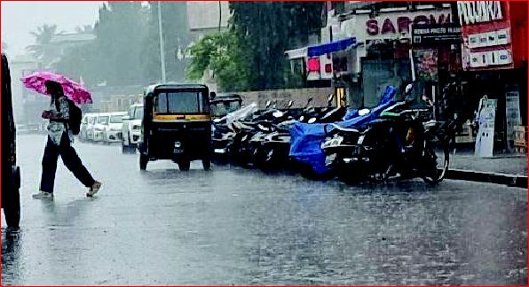 વલસાડ જિલ્લામાં અસહ્ના ગરમી બાદ મેઘમહેરથી વાતાવરણમાં ઠંડક પ્રસરી