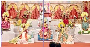 વલસાડમાં ચૈતન્ય દેવીઓની ઝાંખી આકર્ષણનું કેન્દ્ર બની